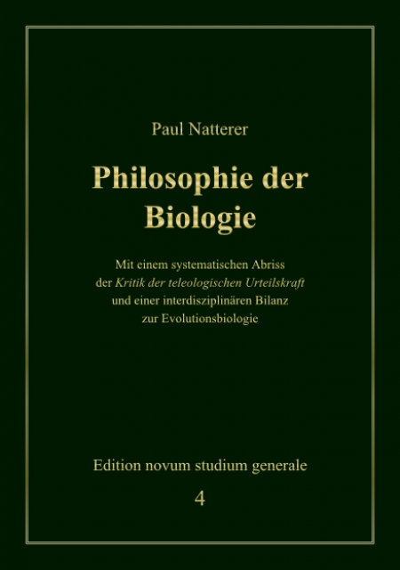 Philosophie Der Biologie